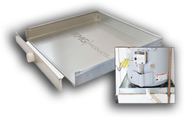 Square Water Heater Pan Retail